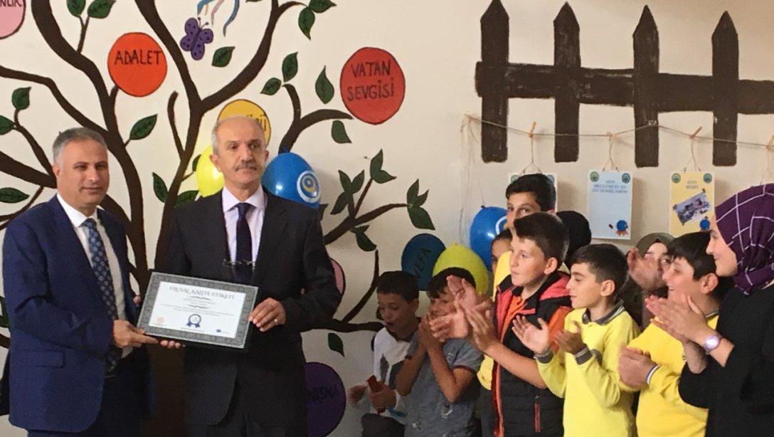 Şehitler Ortaokulu eTwinning Ulusal Kalite Etiketi ile Ödüllendirildi