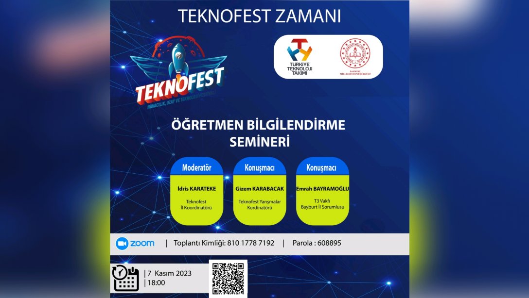 TEKNOFEST ÖĞRETMEN BİLGİLENDİRME SEMİNERİ